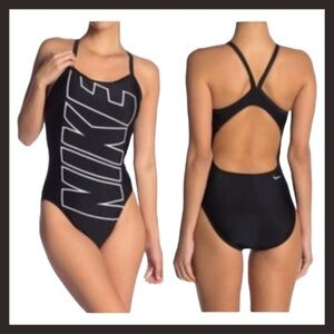 Nike athletic one piece swimsuit🩱 low back